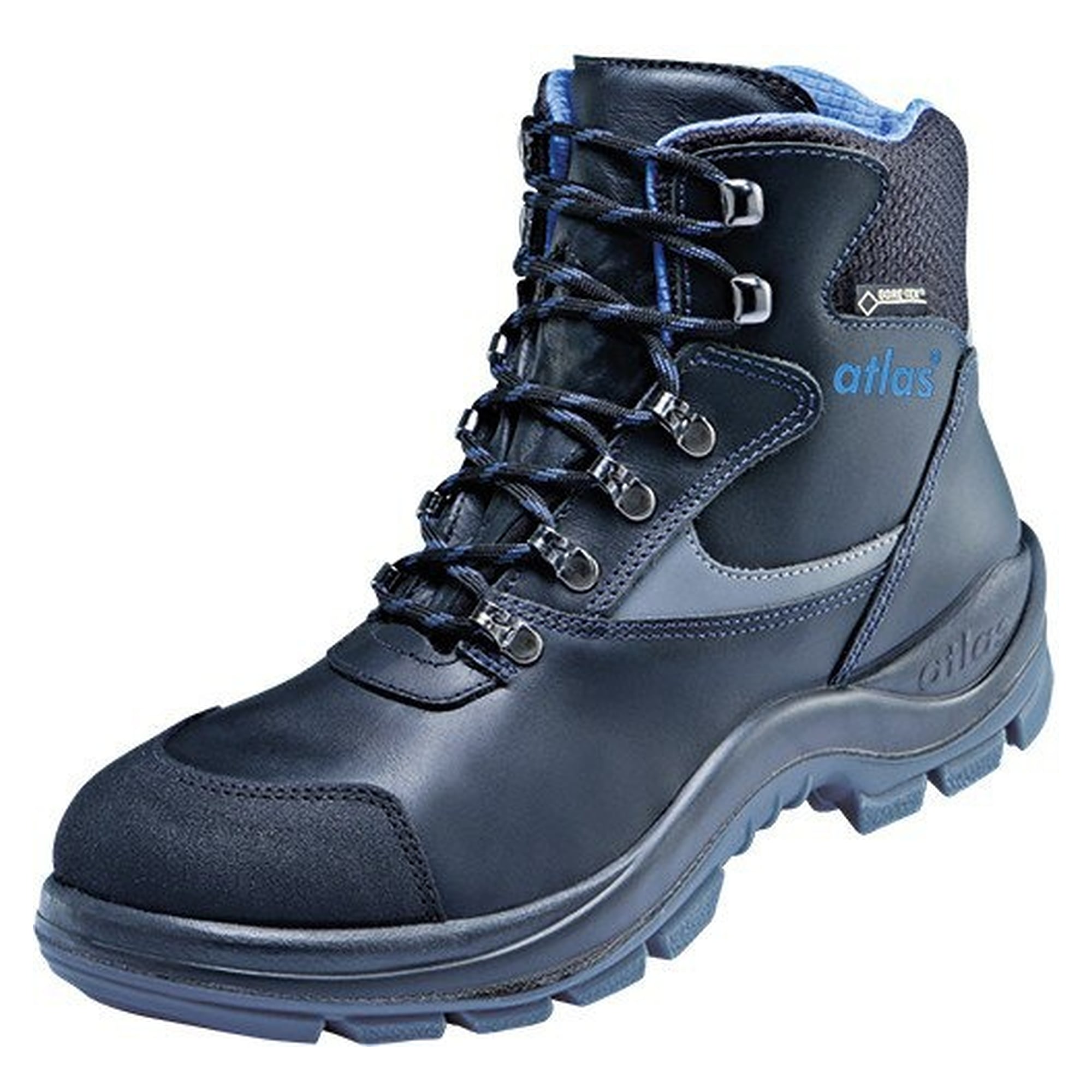 Sicherheitsschuh GTX 535 GORE-TEX S3 SRC, Waterproof-Glattleder, Weite 12, schwarz - Atlas 36012