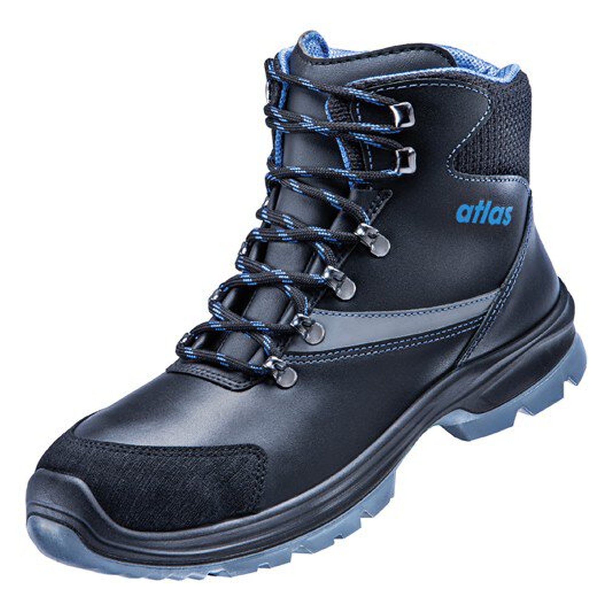 ESD-Sicherheitsschuh knöchelhoch alu-tec 735 XP S3S SR, Waterproof-Glattleder, Weite 12, schwarz - Atlas 36212