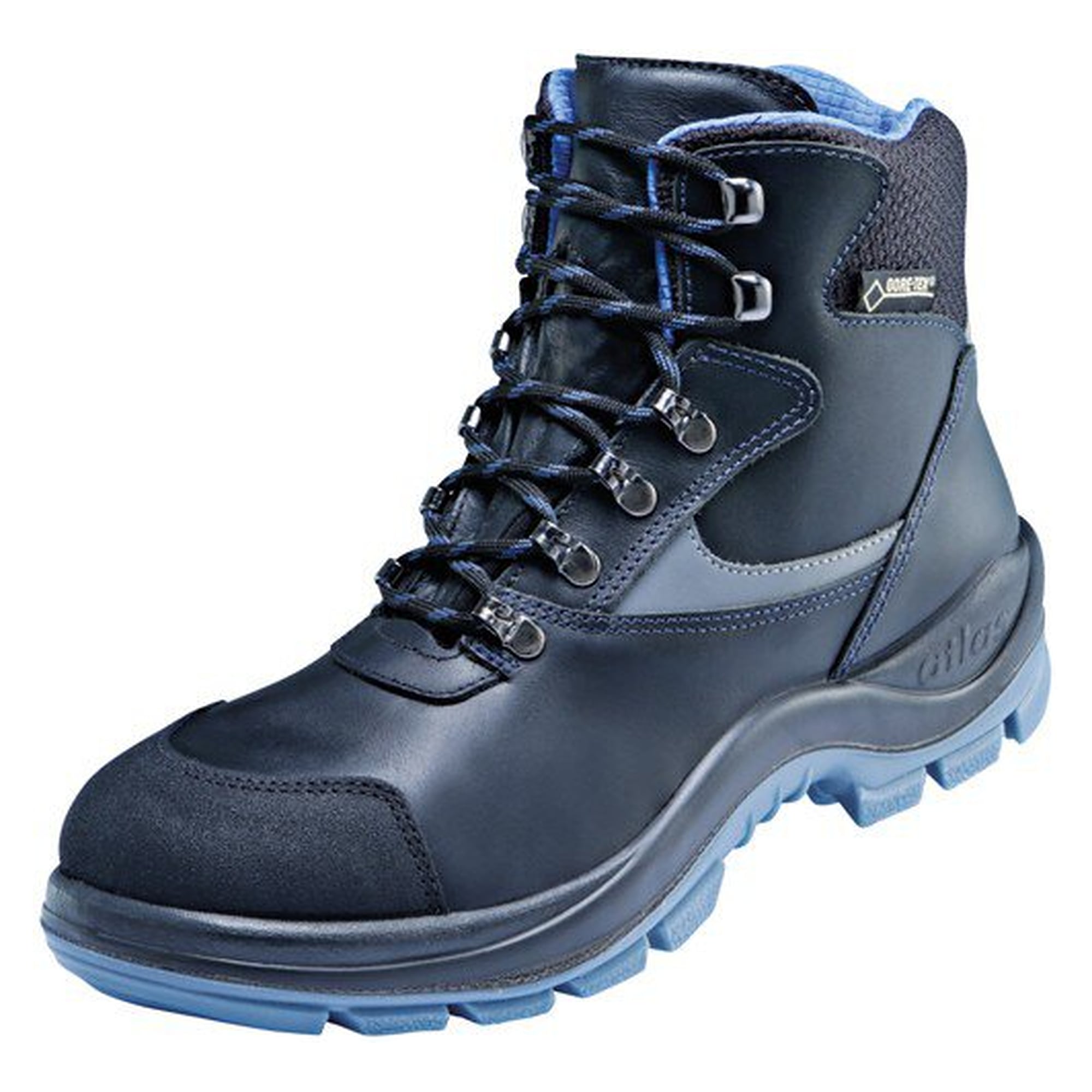 ESD safety shoe GTX 565 XP blueline S3 SRC, Gore-Tex lining, leather, width 14, unisex, black - Atlas 36814