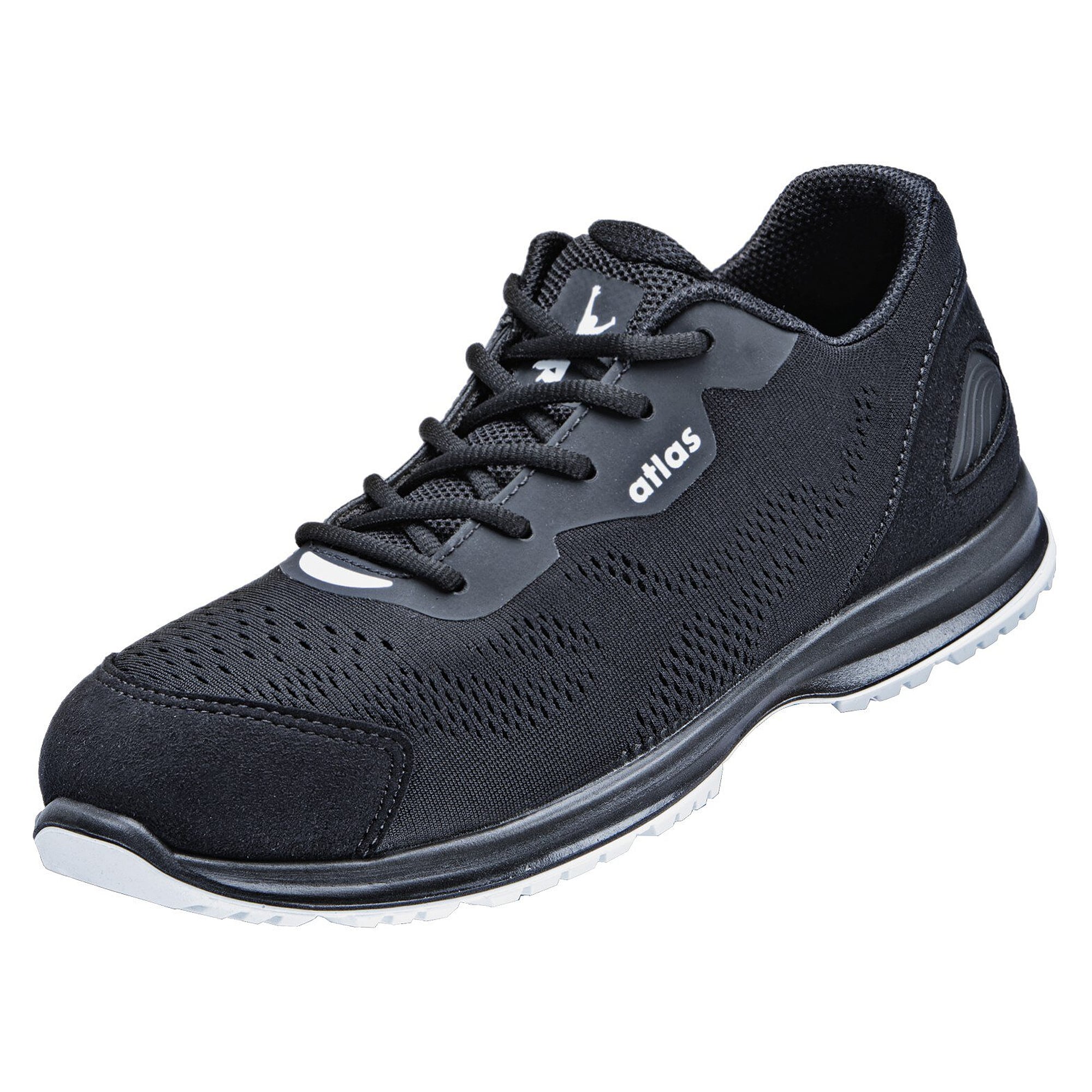 ESD safety low shoe GX 155 S1P ladies, mesh upper, width 10, black/white - Atlas 37700