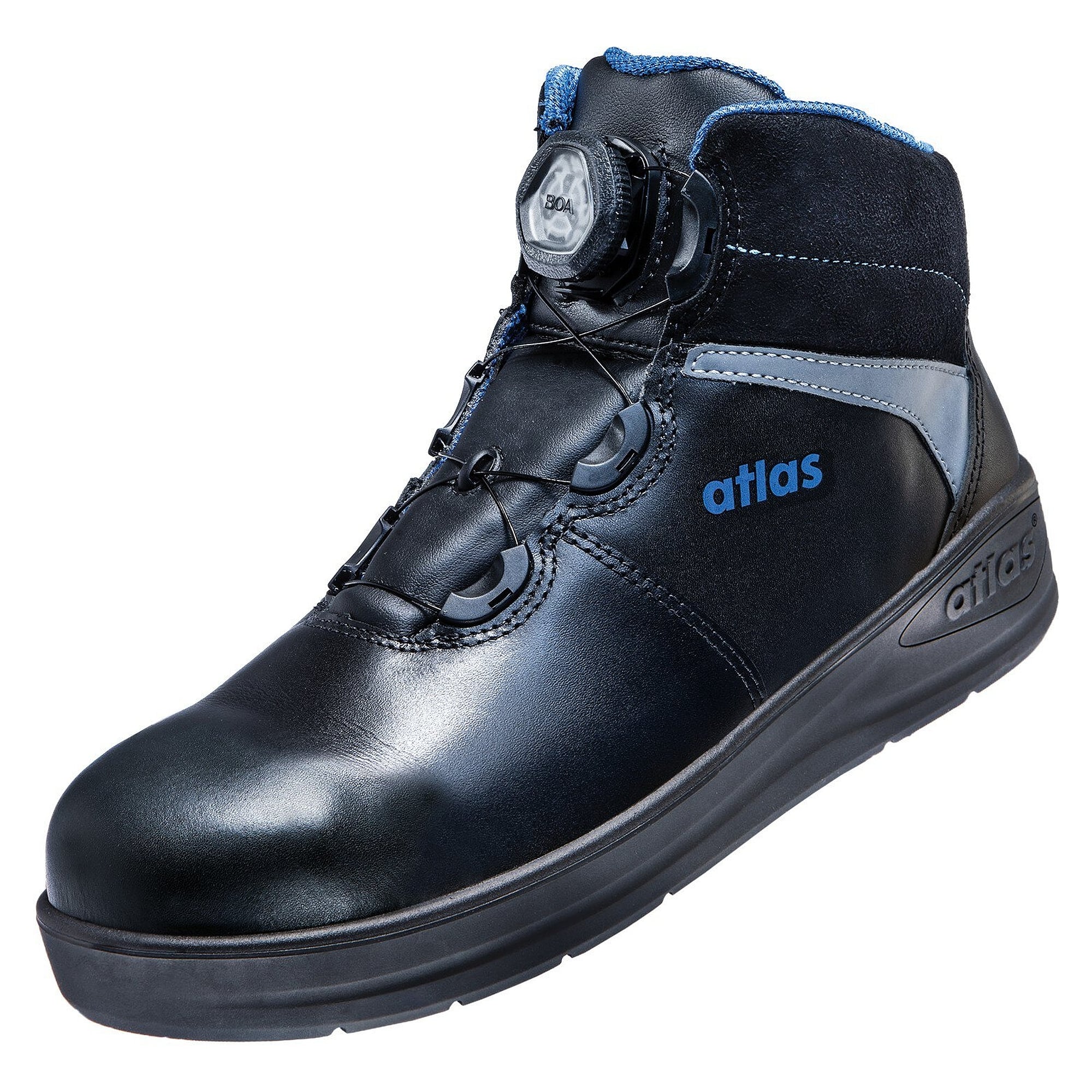 Sicherheitsschuh THERMOTECH 9800 BOA HI HRO S3 SRA, Waterproof-Glattleder, Weite 10, schwarz - Atlas 42600