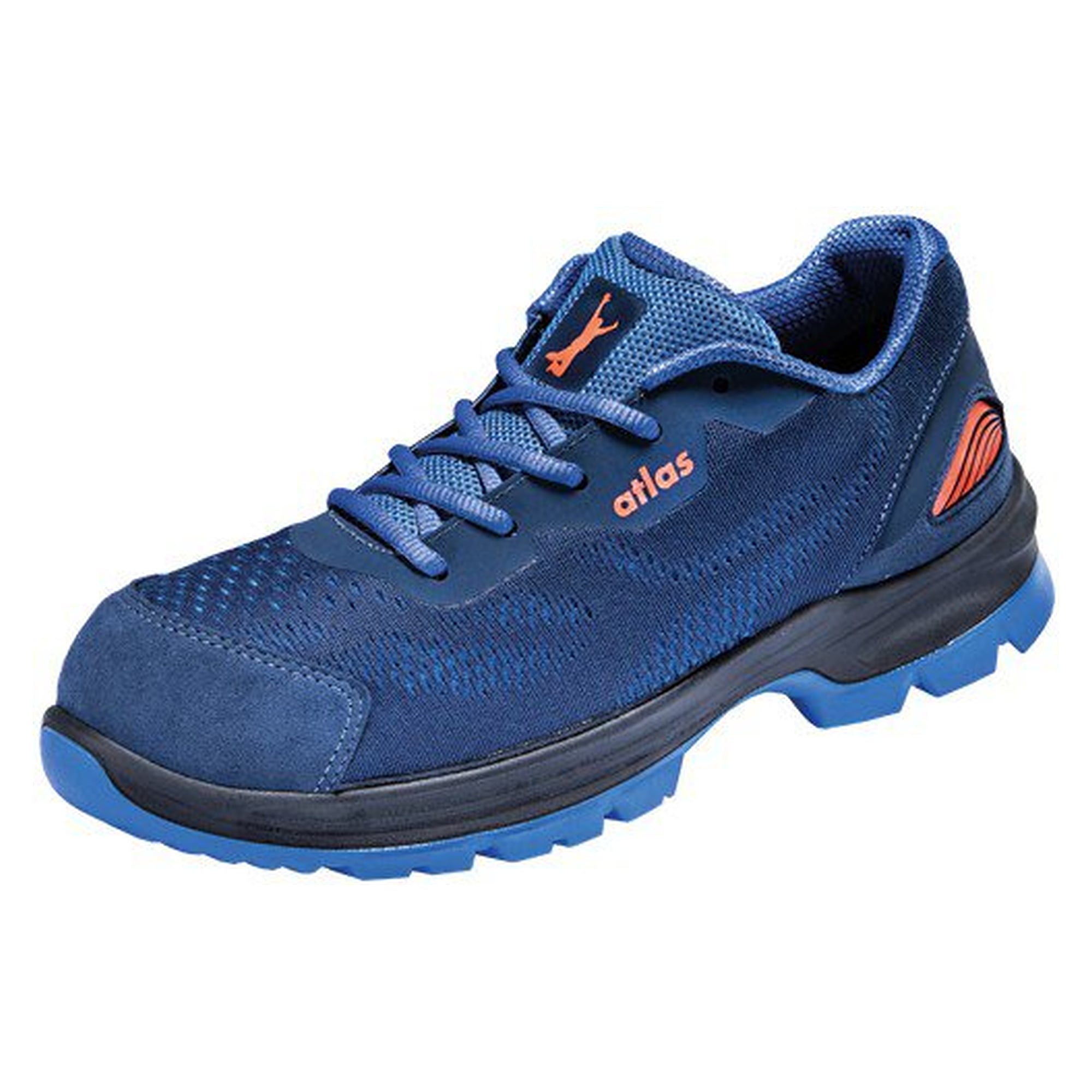 ESD-Sicherheitshalbschuh FLASH 1000 S1, Mesh, Weite 10, royal blau - Atlas 44500