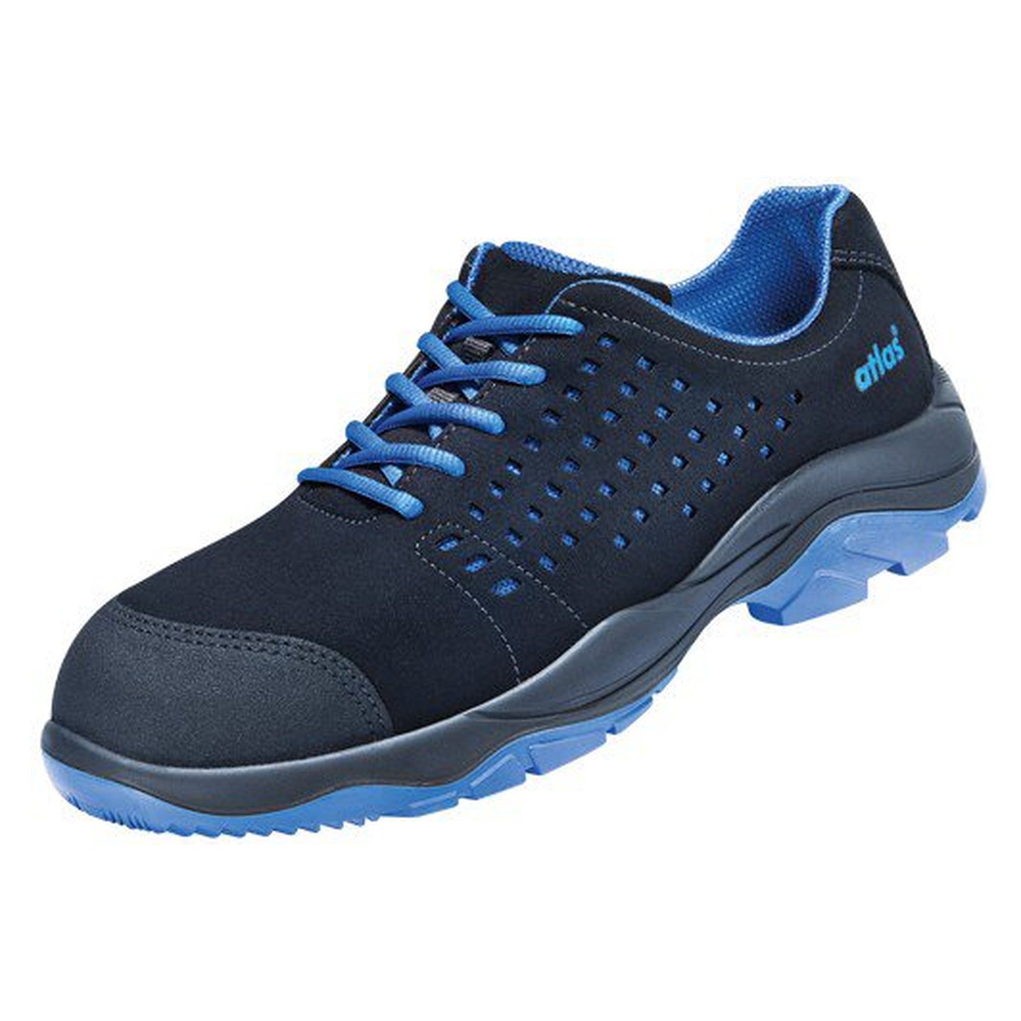 ESD occupational low shoe BS 40 O1 SR, SportLine fabric, width 10, black - Atlas 67200