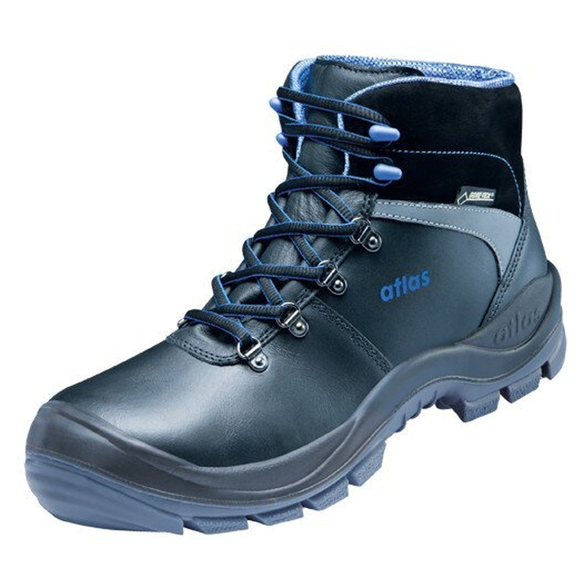Sicherheitsschuh GTX 745 GORE-TEX S3 SRC, XP metallfrei durchtrittsicher, Waterproof-Glattleder, schwarz - Atlas 82100