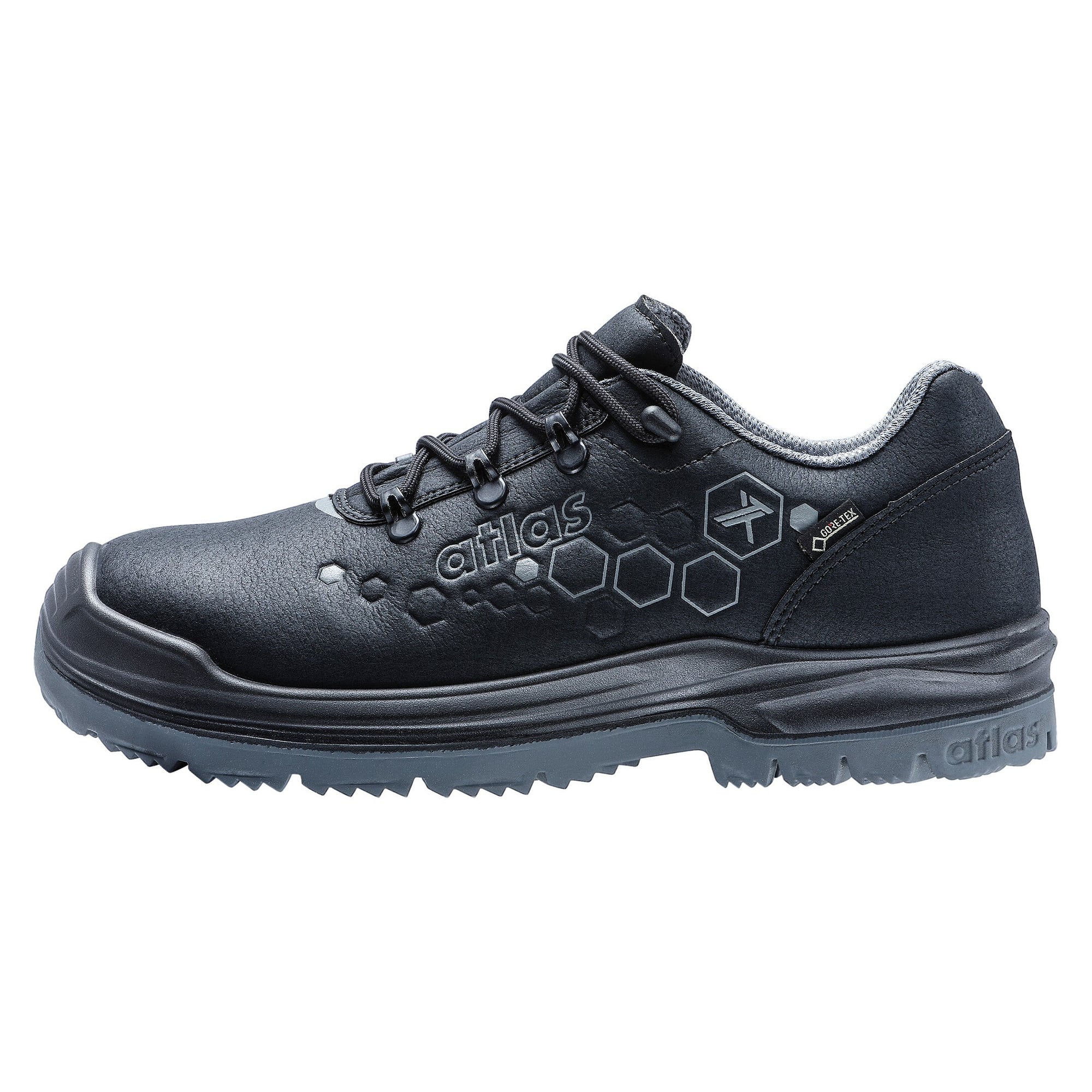 Chaussure de sécurité basse XT 100 GTX S3 SRC, tige EXTRAGUARD, largeur 10, anthracite/noir - Atlas 82800