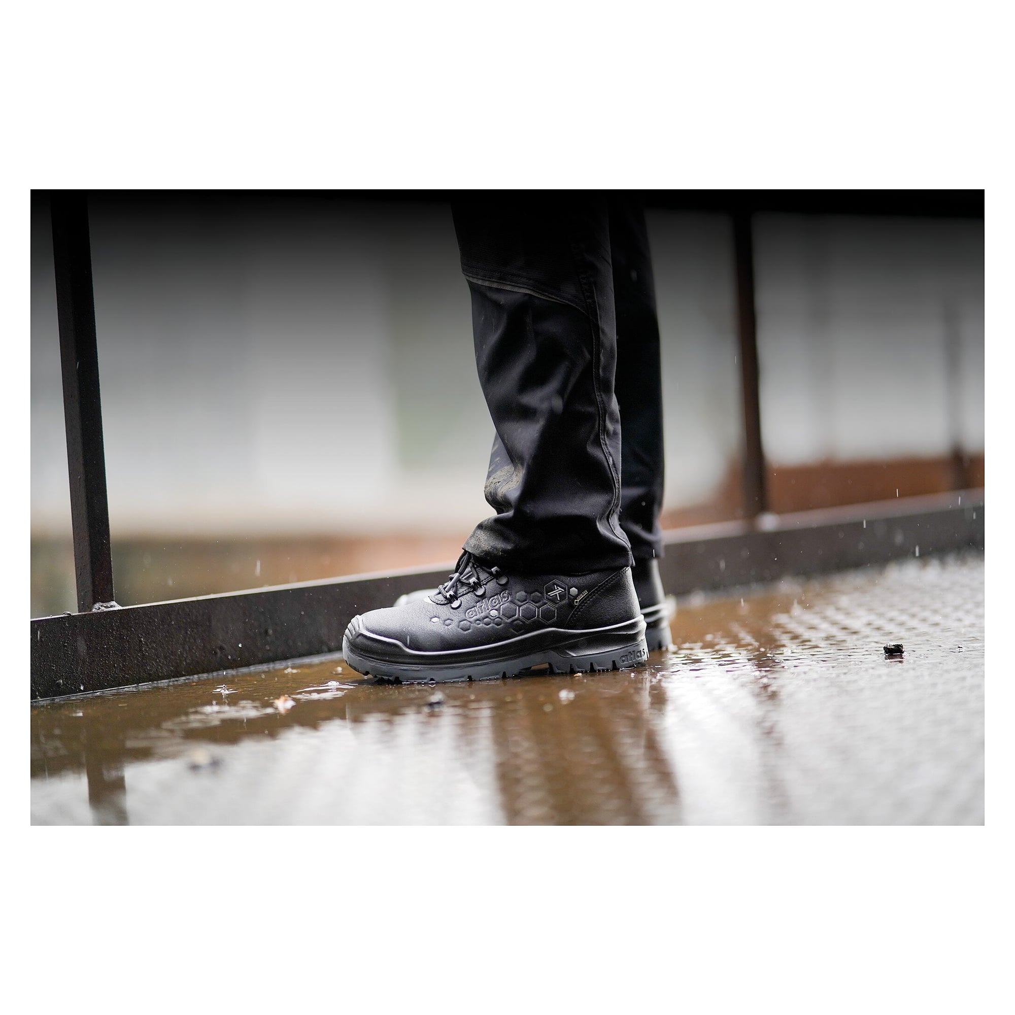 Chaussure de sécurité basse XT 100 GTX S3 SRC, tige EXTRAGUARD, largeur 10, anthracite/noir - Atlas 82800