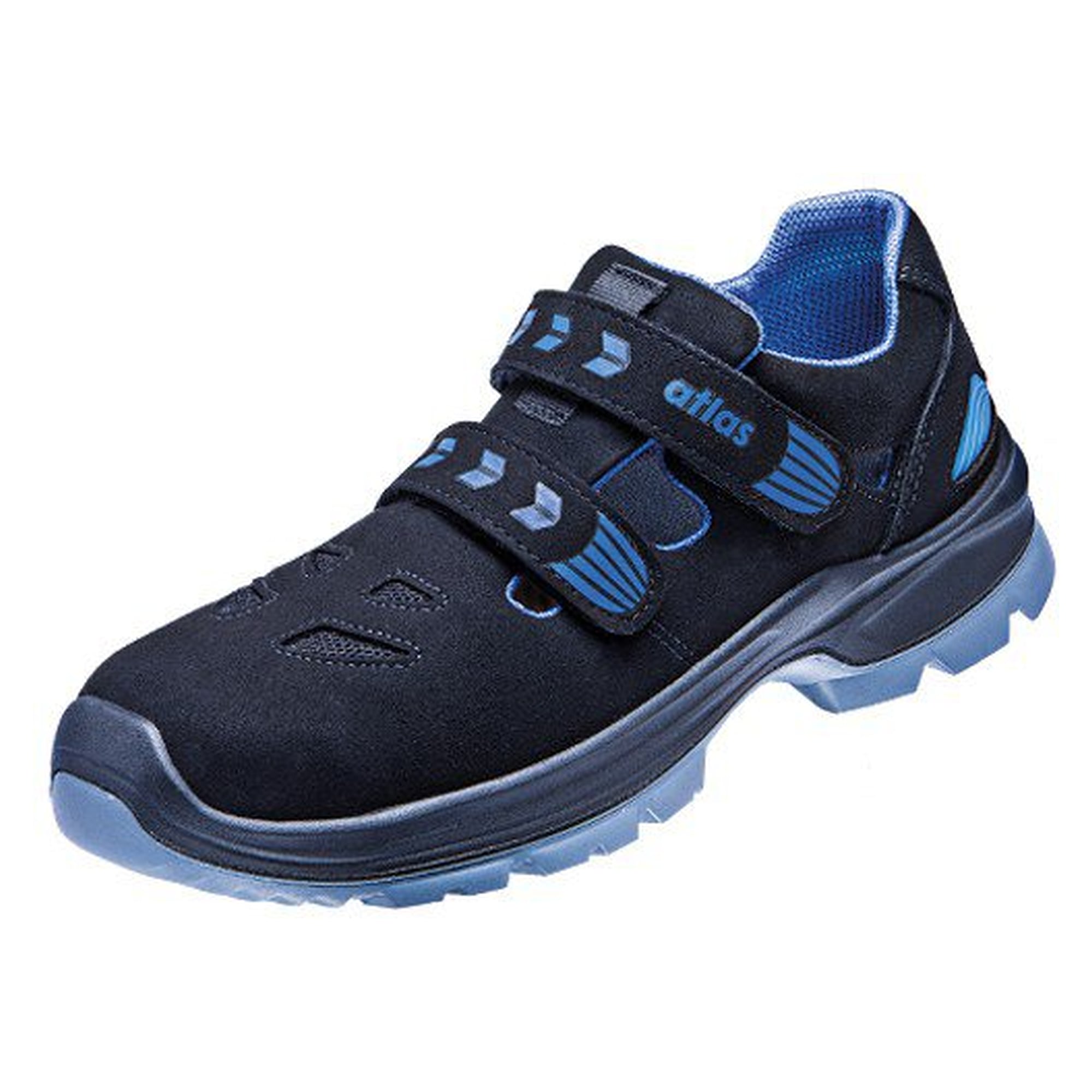 ESD-Sicherheitssandale ERGO-MED 360 S1 SRC, Weite 10, SportLine schwarz royal blau - Atlas 87700