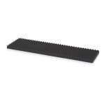 CP SEDNW 124. PU grooved foam lid insert for CP 124, Protective case 120x40 cm