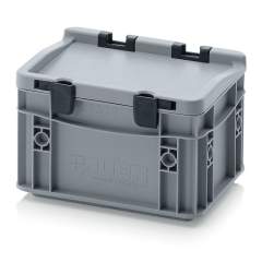 ED 21512 HG. Euro containers with hinge lid, 20x15x13,5 cm