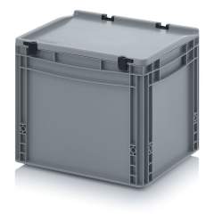 ED 43/32 HG. Euro containers with hinge lid, 40x30x33,5 cm