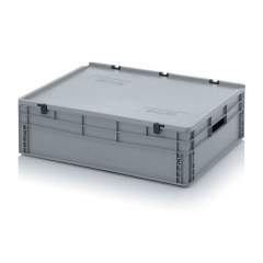 ED 86/22. Euro containers with hinge lid, 80x60x23,5 cm