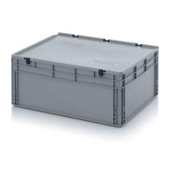 ED 86/32 HG. Euro containers with hinge lid, 80x60x33,5 cm