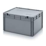 ED 86/42 HG. Euro containers with hinge lid, 80x60x43,5 cm