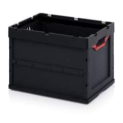 ESD FB 64/42. ESD foldable boxes without lid, 60x40x42 cm