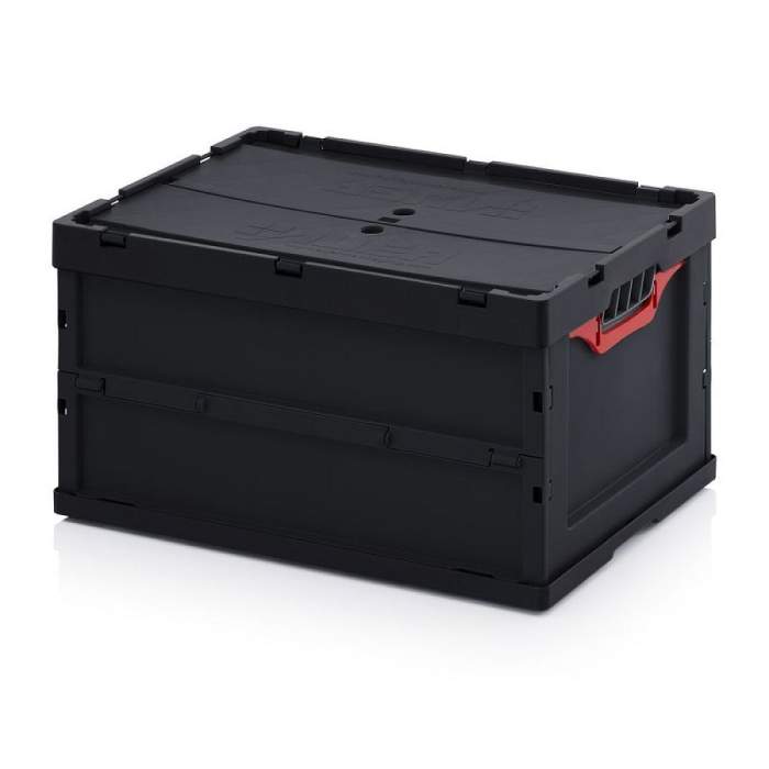 Buy ESD FBD 64/32. ESD-Faltbox with Deckel, 600x400x320 mm: Storage