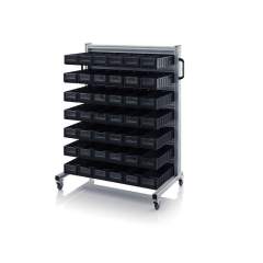 ESD SR.L.51509. ESD system trolleys for rack boxes, 42xESD RK 51509 (50x15,6x9 cm)