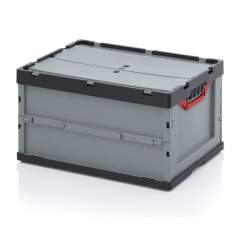 FBD 64/32. Foldable boxes with lid, 60x40x32 cm