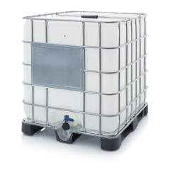 Auer IBC 1000 K 150.50. IBC Container mit Kunststoffpalette