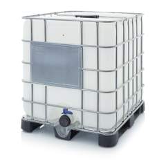 Auer IBC 1000 K 225.80. IBC Container mit Kunststoffpalette