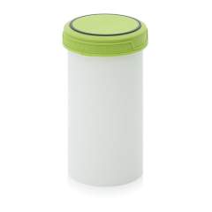 SC A 1.3-99 F1. Screw-top jars Basic, White pail, green lid
