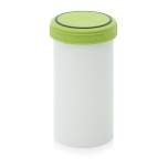 SC A 1.3-99 F1. Screw-top jars Basic, White pail, green lid
