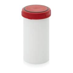 SC A 1.3-99 F3. Screw-top jars Basic, White pail, red lid