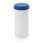 SC A 2.5-119 F4. Screw-top jars Basic, White pail, blue lid