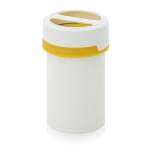 SC AG 1.0-99 F2. Screw-top jars with comfort handle, White pail, yellow lid