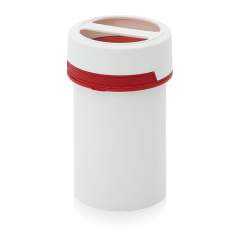 SC AG 1.0-99 F3. Screw-top jars with comfort handle, White pail, red lid