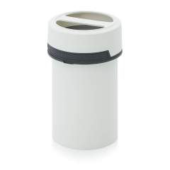SC AG 1.0-99 F5. Screw-top jars with comfort handle, White pail, dark-grey lid