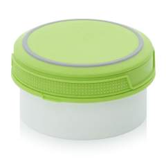 SC I 0.3-99 F1. Screw-top jars Basic, White pail, green lid