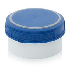 SC I 0.3-99 F4. Screw-top jars Basic, White pail, blue lid