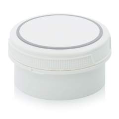 SC I 0.3-99 F6. Screw-top jars Basic, White pail, white lid