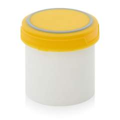 SC I 0.65-99 F2. Screw-top jars Basic, White pail, yellow lid