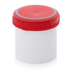 SC I 0.65-99 F3. Screw-top jars Basic, White pail, red lid