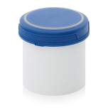 SC I 0.65-99 F4. Screw-top jars Basic, White pail, blue lid