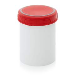 SC I 1.5-119 F3. Screw-top jars Basic, White pail, red lid