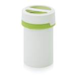 SC IG 1.0-99 F1. Screw-top jars with comfort handle, White pail, green lid