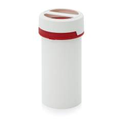 SC IG 1.3-99 F3. Screw-top jars with comfort handle, White pail, red lid