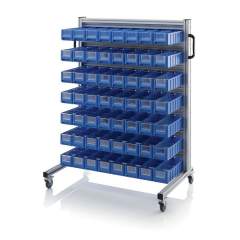 SR.L.4109. System trolleys for rack boxes, 56 pieces RK 4109
(40x11.7x9 cm)