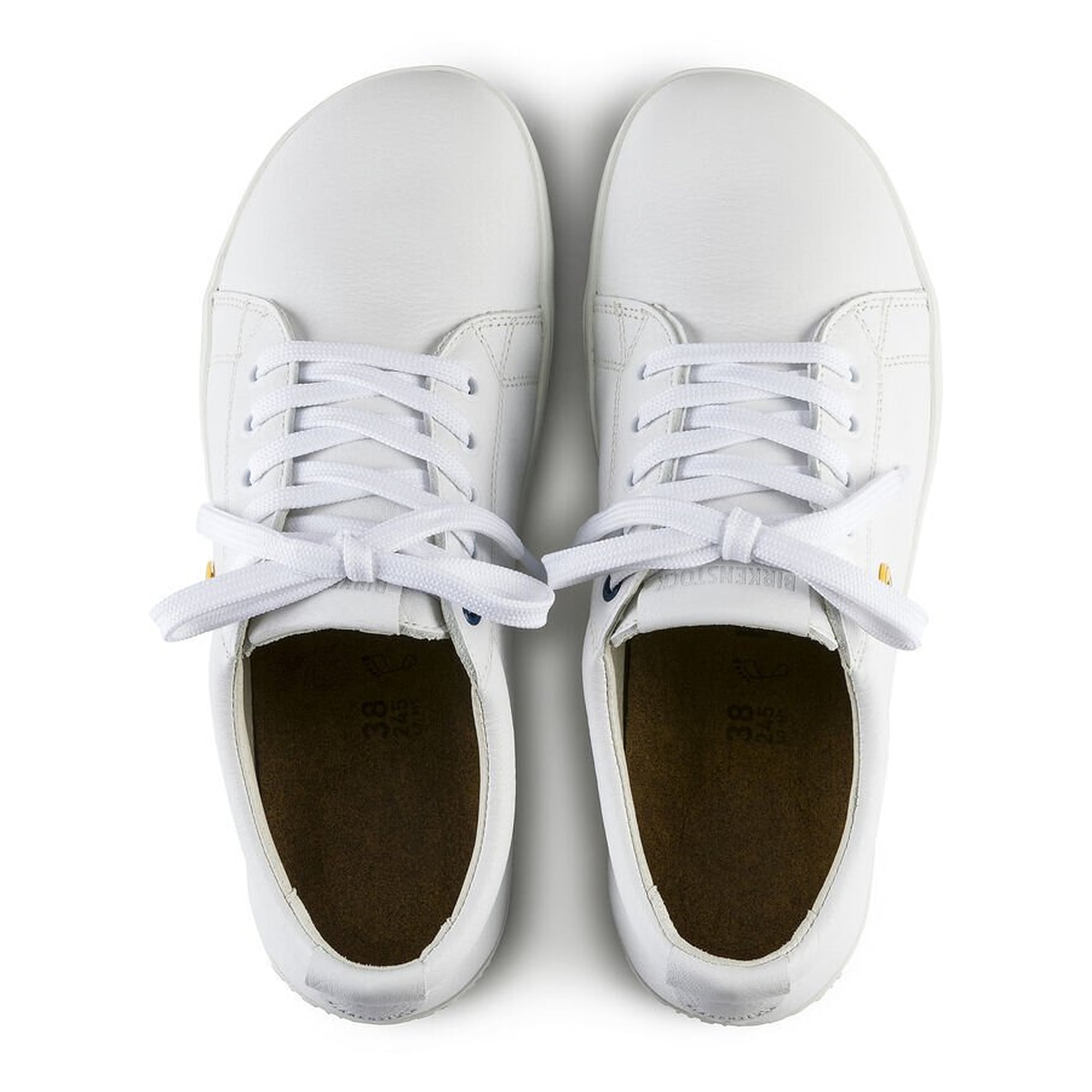 ESD occupational sneaker QO 500 O2, natural leather white, no toe cap, replaceable footbed - Birkenstock 1011366