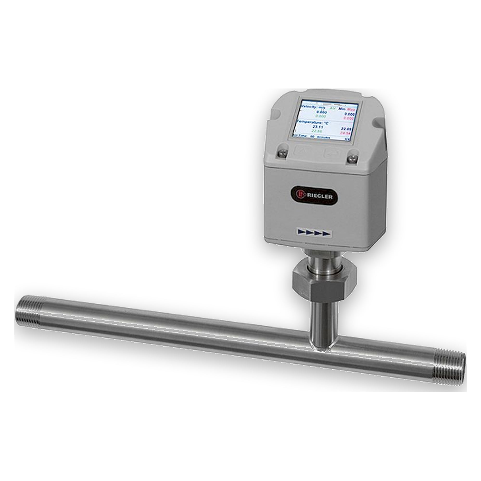 Durchflussmengenmesser, DN 50, R 2, 2,0 - 1195 m³/h - Riegler 135876
