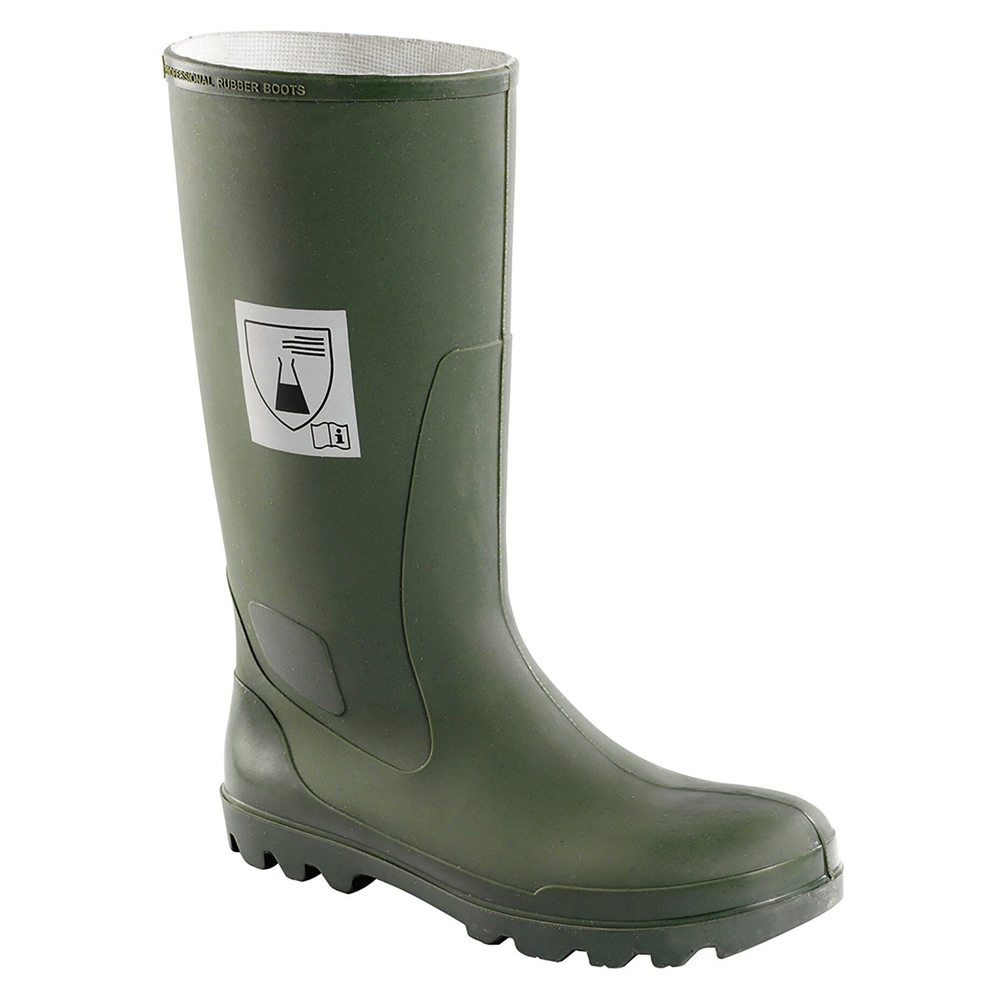 Chemikalienschutzstiefel aus NBR, 37 cm Schaft, Schutzkappe, SRC, grün - DS Safety Wear CH-ST