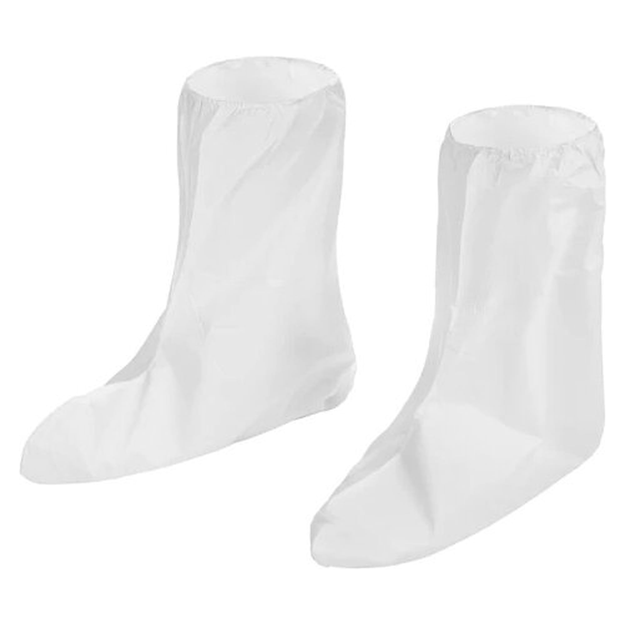 Surchaussures hautes CleanMax salle blanche, stériles, antidérapantes, CE cat. III, blanc - DS Safety Wear CLMS-ÜSH-AR