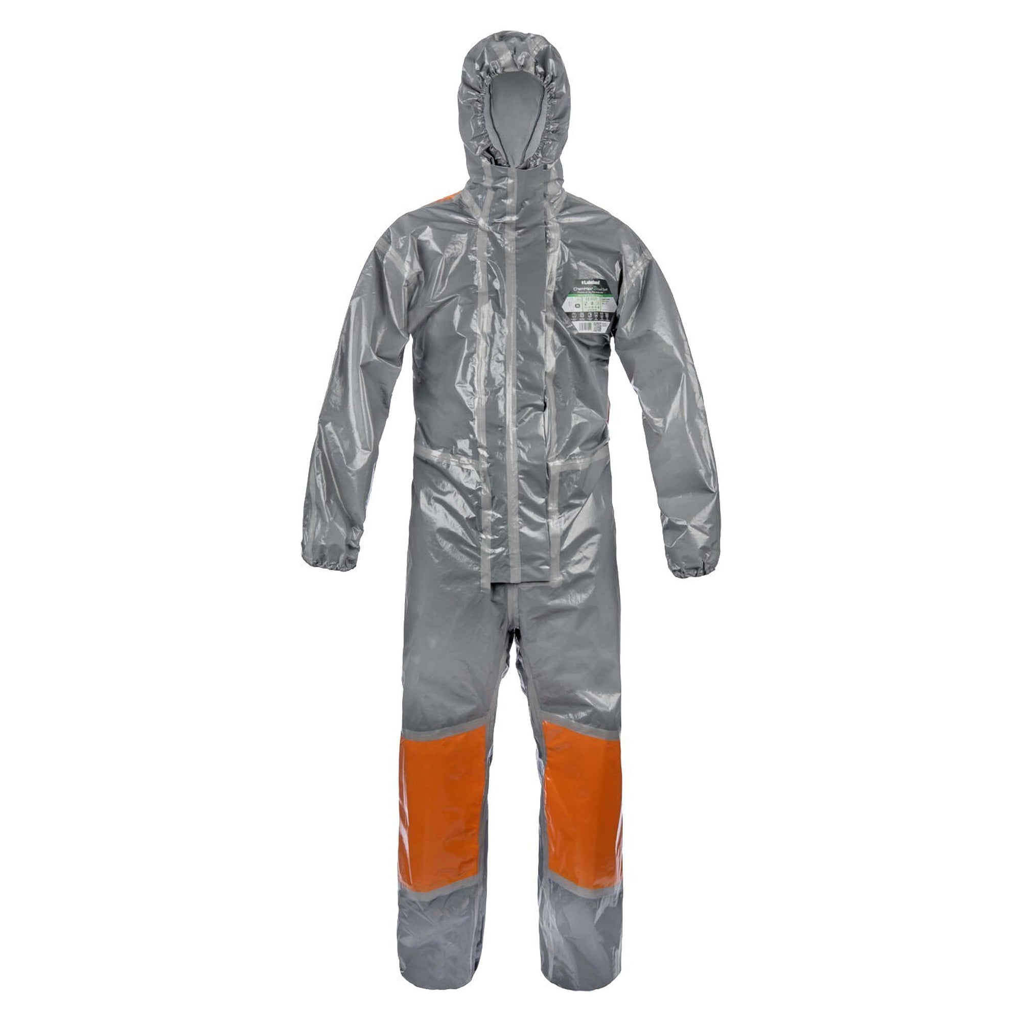 Combinaison de protection chimique ChemMax 1 Cool Suit à dos respirant et capuche, jaune-vert - DS Safety Wear CM1-CS