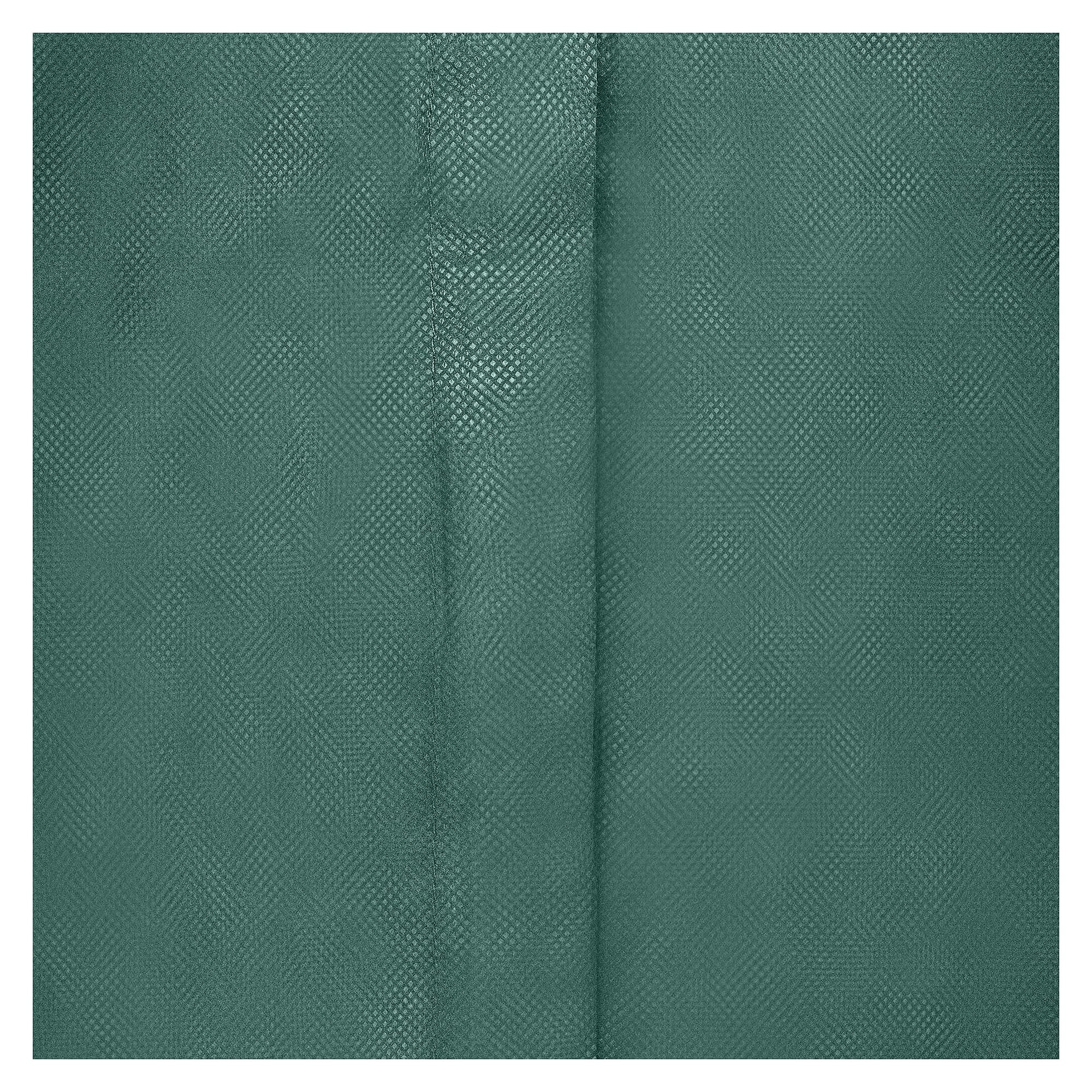 Combinaison jetable en non-tissé PP 70 g/m² avec capuche et 2 poches cuisse, verte - DS Safety Wear PP70G
