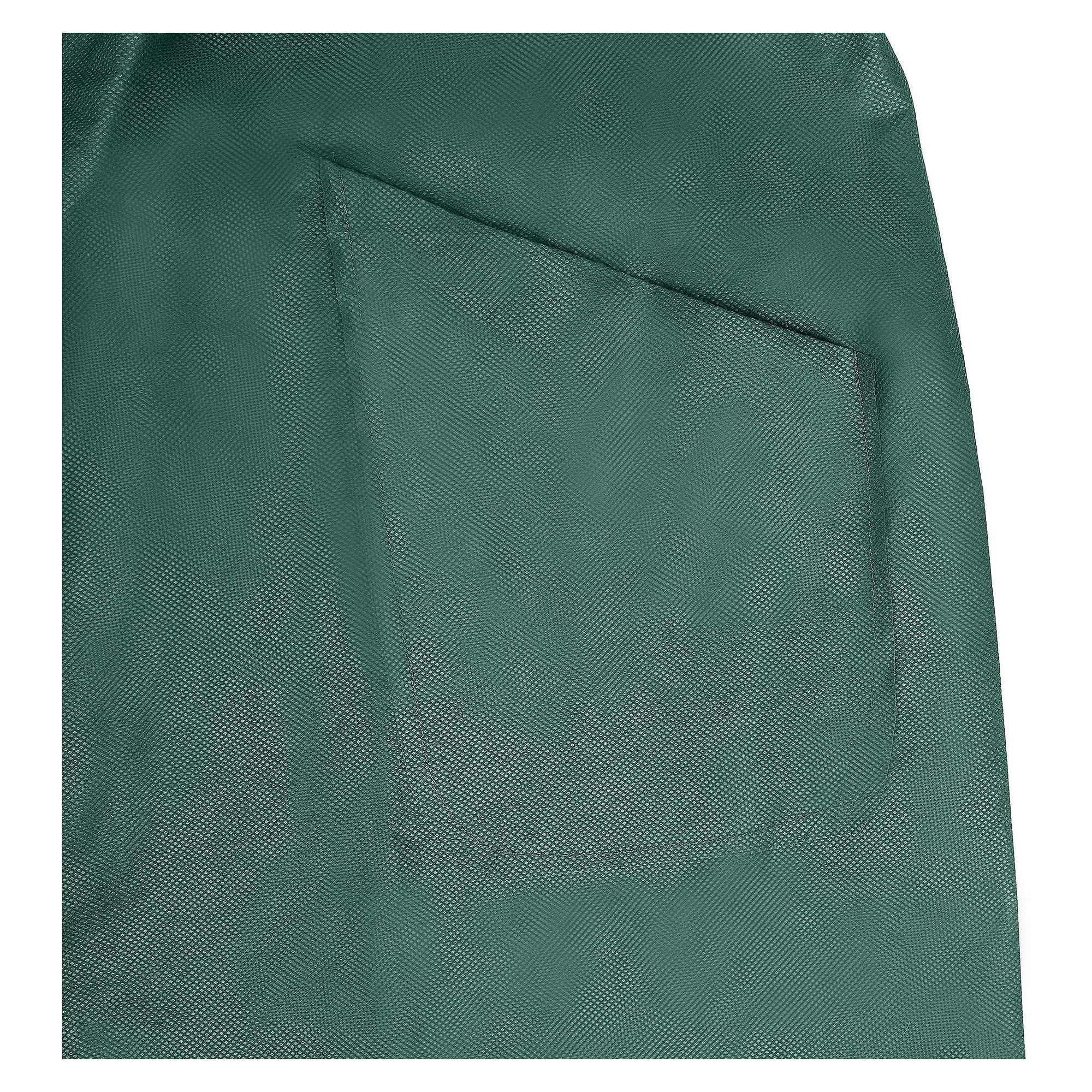 Combinaison jetable en non-tissé PP 70 g/m² avec capuche et 2 poches cuisse, verte - DS Safety Wear PP70G