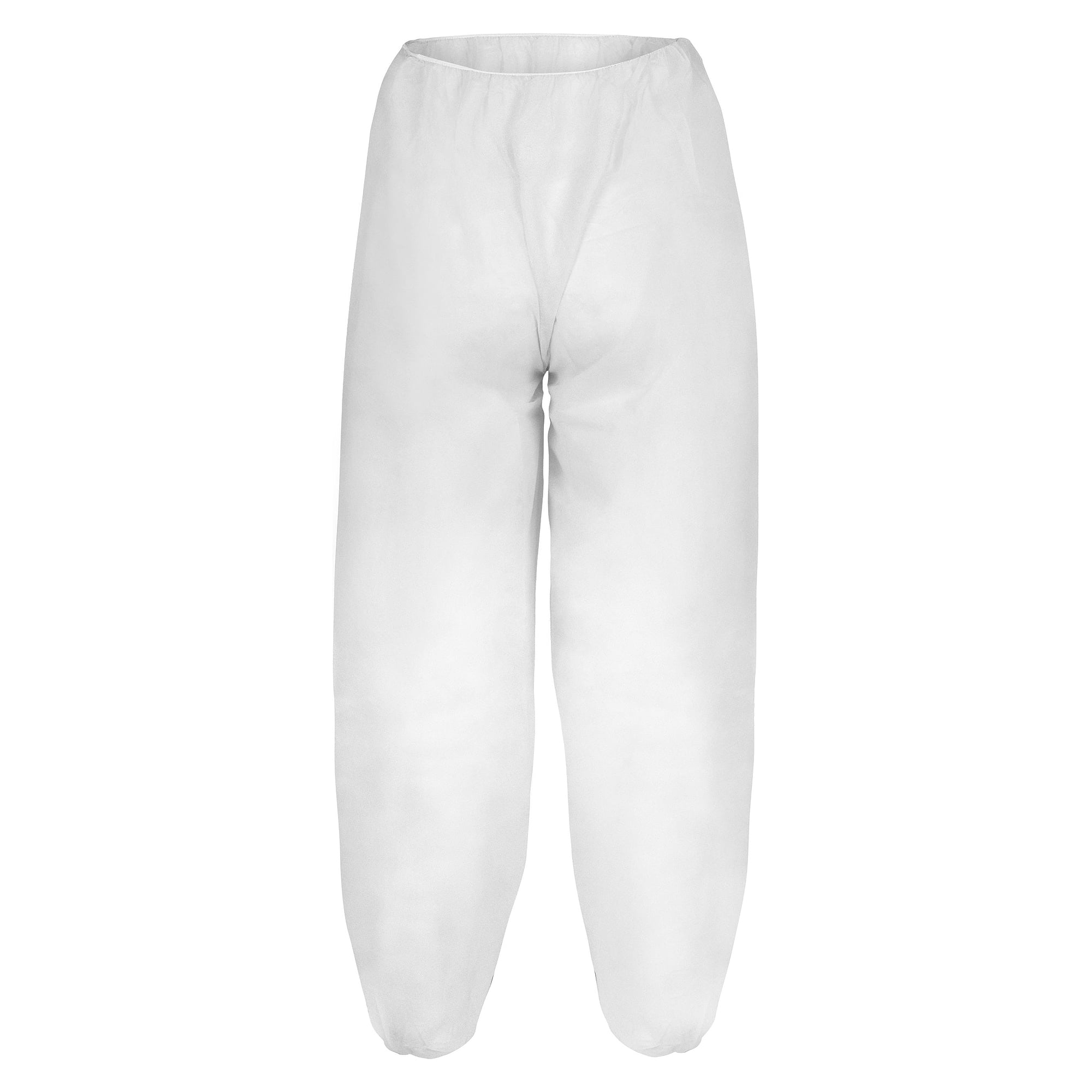 Einweg-Bundhose aus PP-Vlies 28 g/m² mit Gummizug, luftdurchlässig, weiß - DS Safety Wear PPHO