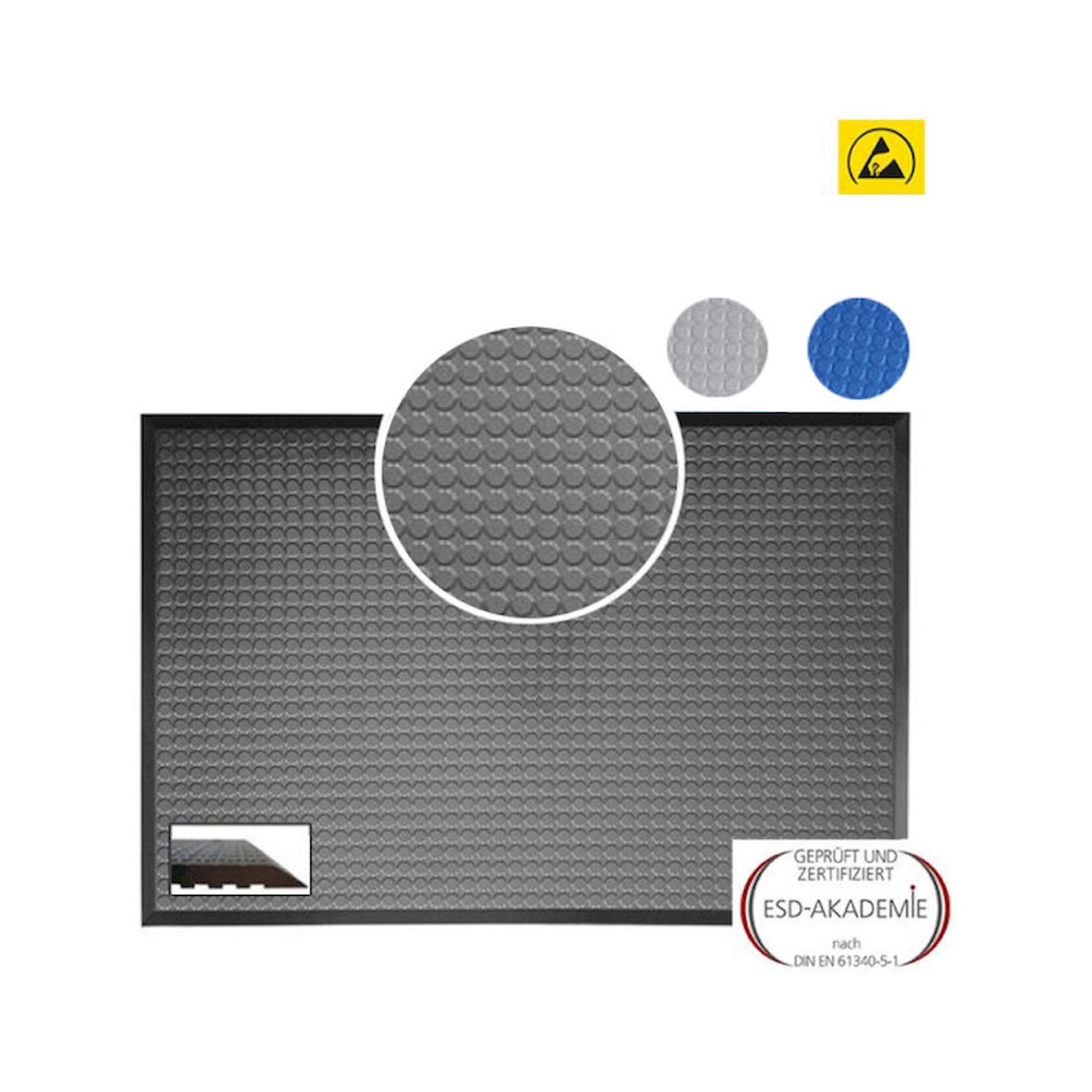 ESD-Arbeitsplatzmatte Infinity Smooth, Flachnoppe