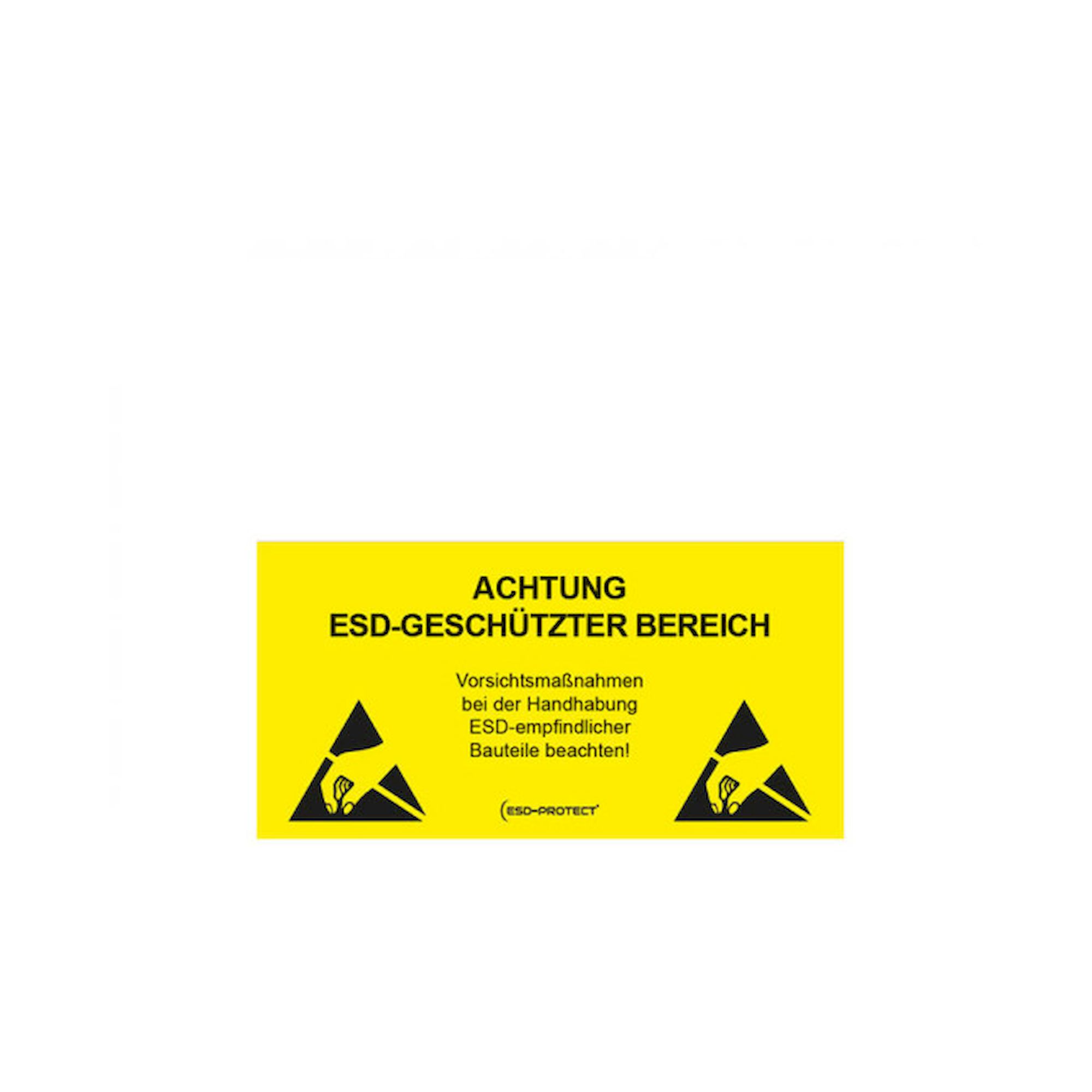 EPA-Aufkleber "ESD-geschützter Arbeitsplatz"